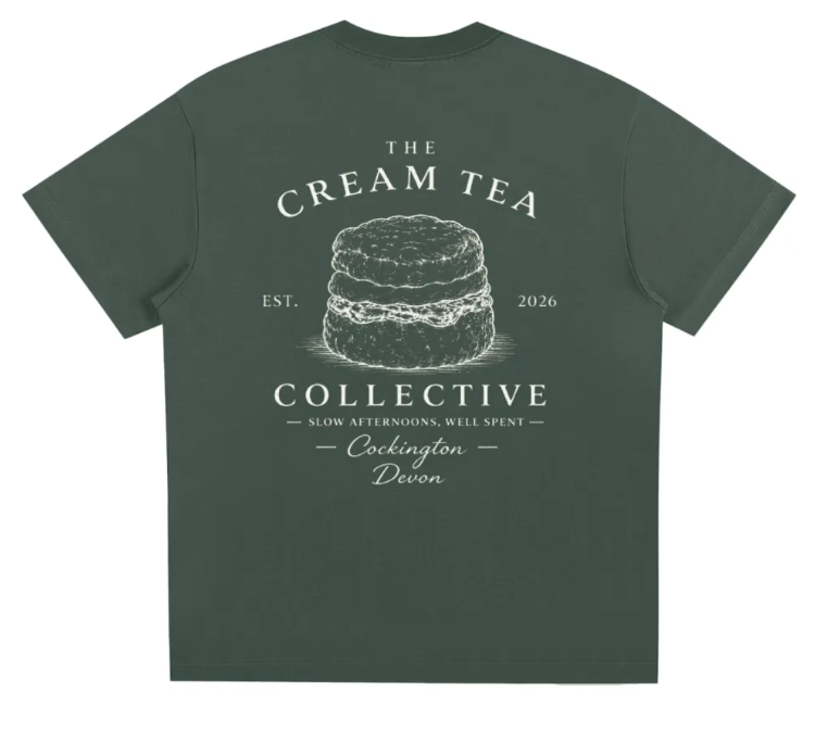 The Cream Tea Collective Green Tee